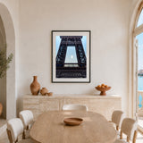 Moon in the Eiffel Tower