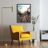 Train in Maeklong Market