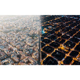 Barcelona from Above - Day & Night