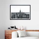 NYC Skyline - Black and White