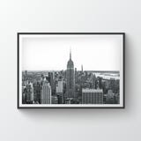 NYC Skyline - Black and White