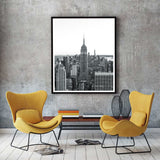 NYC Skyline - Black and White