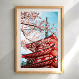 Blossoms Over Chureito Pagoda