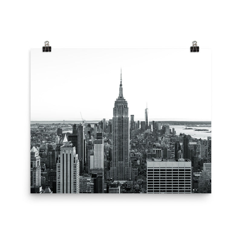 NYC Skyline - Black and White